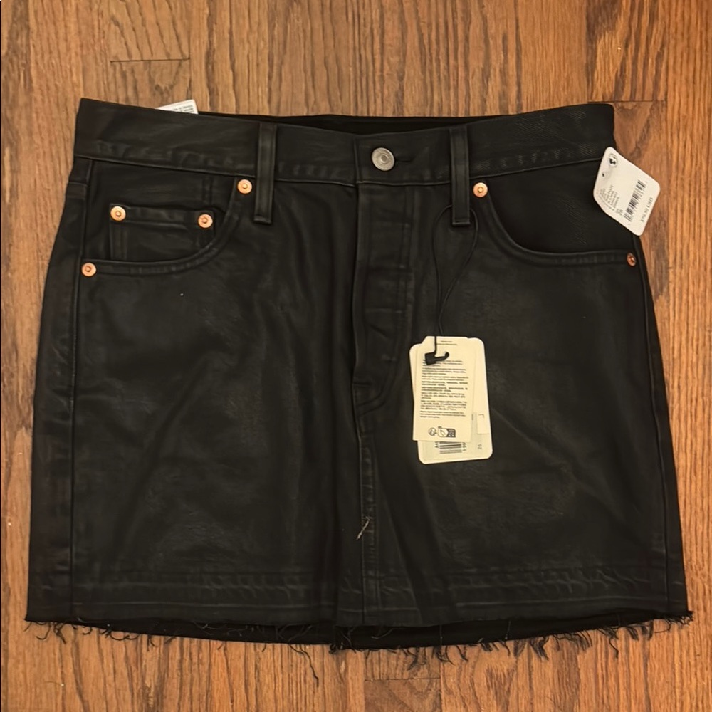 Levi's Black Mini Skirt